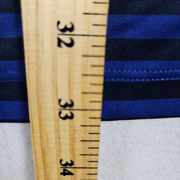 Nike Logo Polo Shirt Size XXL Stripe Dri-Fit Stretch Golf Performance CU9858-455 - Picture 10 of 11